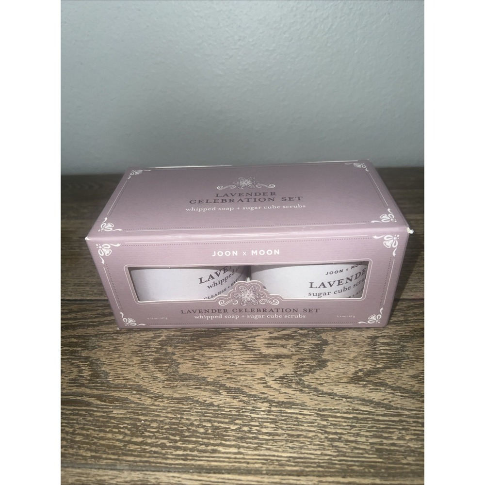 Joon X Moon Whipped Soap & Sugar Cube Set -‎ Lavender lavender celebration set